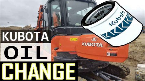 add oil kubota mini excavator|kubota mini excavator oil change.